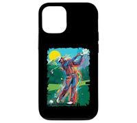 Golf Season The Golfer's Drive Mountain Landscape Chariot de Golf Coque pour iPhone 12/12 Pro