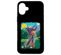 Golf Season The Golfer's Drive Mountain Landscape Chariot de Golf Coque pour iPhone 16 Plus