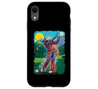 Golf Season The Golfer's Drive Mountain Landscape Chariot de Golf Coque pour iPhone XR