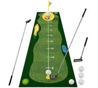 Golf Set For Kids - Interactive Educational Sports Toy Kit, Mini Backyard Golf Game Set | Preschool Coordination Training Activity, Outdoor Park Beach Camping Play Equipment For Kids Preschoolers Use