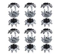 Golf Shoe Spikes, High Speed Twist Design, Shock Absorption Accessories, 4.33x3.54x1.18 inches Durable Replacement for Tournament Play, Course Use, Golf Enthusiasts, Club Members, Instructors