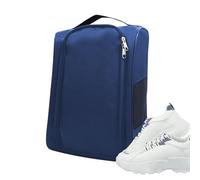Golf Shoes Bag - Zippered Portable Waterproof Breathable Pouch, Durable Lightweight Design Protects Shoes While Traveling, Ideal for Gym Sports Golf Bowling Basketball Outdoor Activities, Compact
