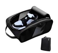 Golf Shoes Bag - Zippered Portable Waterproof Breathable Pouch, Durable Lightweight Design Protects Shoes While Traveling, Ideal for Gym Sports Golf Bowling Basketball Outdoor Activities, Compact
