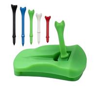 Golf Simulator Tees, Hinged Training System, Artificial Turf Stand, Practice Swing Aid, for Husbands Fathers Boyfriends Golfers Backyard Park Driving Range Garden Clubs Home Tournament Skill