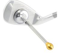 Golf Swing Aid - 14.8 Inches , Length Adjustable Golf Alignment Stick, Swing Corrector Training Equipment | Magnetic Retractable Aid For Beginners Professionals, Improve Club Face Aim, Chip Ball