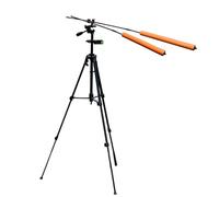 Golf Swing Trainer - 52.36 inch Tripod Practice Aid | Aluminum Alloy Training Stand - Foldable Aluminum Alloy Golf Trainer with Foam Rod and Smartphone Holder Ideal for Beginners and Enthusiasts