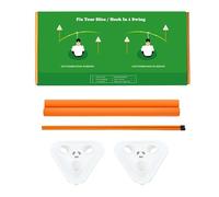 Golf Swing Trainer - EVA Golf Practice Aid | 18.07 Inches Golfs Swing Path Corrector | Telescopic Glf Swng Trainer | Adjustable Angle Ball Sport Trainr Aid For Athletes Women Girls Youth Teens Boys
