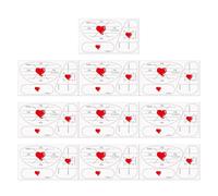 Golf Tape for Clubs - 10 Sheets Putting Alignment Labels | Strike Tape | for Women Men Teens Distance Practice Indoor Outdoor Sports Hitting Indicator Stickers Training Aid Equipment Task