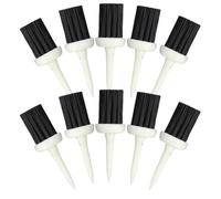 Golf Tee avec brosse - Outils d'entraînement multifonctionnels à faible | Lot de 10 thés d'entraînement de golf avec brosse pour golfeurs et golfeurs à l'intérieur et à l'extérieur