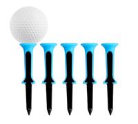 Golf Tees, 5-Piece Trajectory Correcting Set, 3.15-Inch Portable Training Tools, Sturdy Tall Tees for Turf Mats, Putting Green, Beginner Lessons, Course Practice, Travel, Backyard Tournament Use