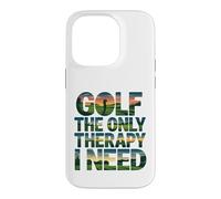 Golf The Only Therapy I Need Golfeur Player Coque pour iPhone 14 Pro