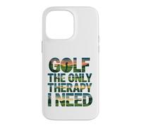 Golf The Only Therapy I Need Golfeur Player Coque pour iPhone 14 Pro Max