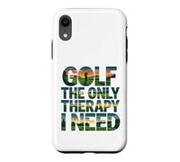 Golf The Only Therapy I Need Golfeur Player Coque pour iPhone XR