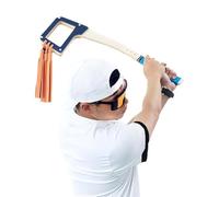 Golf Training Aid, Indoor Practice Grip Trainer, Double-Sided Swing Pose Corrector, Strength Flexibility Enhancer, Real-Time Feedback Tool, Perfect for Beginners, Men, Women, 24.41x6.5x1.77 inches