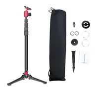 Golf Tripod Stand, 360° Ball Head Magnetic Phone Tripod 63 inch Adjustable Aluminum Alloy Tripods for Golf Swing Training