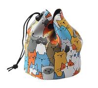 Golf Valuables Pouch, Waterproof Tees Pouch, Portable Balls Organizer, Multi Functional Case with Zipper for Course, Tee and Ball Holder Bag Practice, Tournament, 5.91x5.12 inches