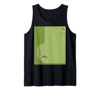 Golf Vert d'en Haut, Balle de Golf Putt, Cadeau de Golfeur Débardeur