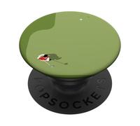Golf Vert d'en Haut, Balle de Golf Putt, Cadeau de Golfeur PopSockets PopGrip Adhésif