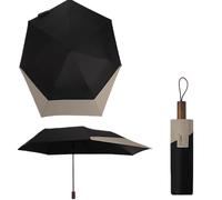 Golf Voyage Pliant Parapluie à Queue d'Hirondelle Allongée,Mécanisme Coulissant, Conception sans Bouton,Anti UV,UPF 50+ ,Pluie/Soleil,Compact,7 baleines,Hommes/Femmes/Enfants,Sac à Dos/Voiture
