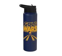 Golf Wars Golfing Player Stainless Steel Insulated Water Bottle