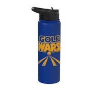Golf Wars Golfing Player Stainless Steel Insulated Water Bottle