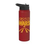 Golf Wars Golfing Player Stainless Steel Insulated Water Bottle