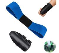 Golf Wrist Correction Trainer & Arm Band Set, Golf Wrist Training Aid, Golf Correct Gesture Training Swing Connection Band, Improve Consistency Golf Connection Band for Golf Beginners (Blue)