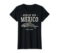 Golfe du Mexique 1569 Shirt T-Shirt Graphique avec Valeur, Femme, Noir, M