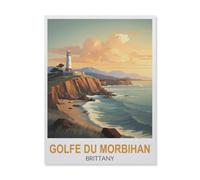 Golfe du Morbihan Bretagne,1000 Pièces Puzzle en Bois Créatif Éducatif Jigsaw Puzzle Jouet Anti-Stress pour Adultes Enfants Bricolage Jeux Parent-Enfant(75x50cm)-GN78