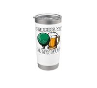 Golfer Drinking My Green Fees Beer Humor Gobelet isotherme en acier inoxydable double paroi