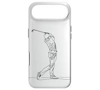 Golfer One Line Drawing Golfing for Boys Coque pour iPhone Air