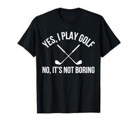 Golfing Lover Golf is Not Boring Funny Golf Player Golfeur T-Shirt