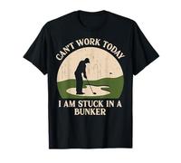 Golfing Lover I'm Stuck in A Bunker Amusant Golfer Vieilli T-Shirt
