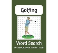 Golfing Word Search Puzzle Book: Word searches with easy to read print about Golfing, Playing Golf, Golf Watching and more | 6x9 inches, 110 pages | ... Gifts for Vacations, Holidays and Free Time