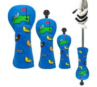 Golfschläpperkopfmanchette, Green Design Golfschläger-Schlägerhauben Pour femmes, 3pcs Élastique Club Irons Covers Set, Couverture Tête de Conducteur pour Entraînement Golf