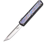 Golgoth G6T Titane automatique OTF lame acier D2 manche insert en titane