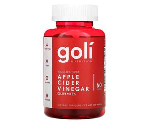 GOLI NUTRITION Apple Cider Vinegar Gummies (60 gummies)