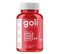 Goli Nutrition, Apple Cider Vinegar Gummies (Gommes au Vinaigre de Cidre), 500mg, 120 Gommes végétaliennes, Sans Gélatine, Testé en Laboratoire, Sans Gluten, Végétarien, Sans Soja, Sans OGM