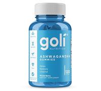 Goli Nutrition, Ashwagandha Gummies avec Vitamine D, 120 Gommes végétaliennes, Sans Gélatine, Sans Gluten, Végétarien, Sans Soja, Sans OGM