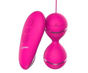 GOLIATE Dalia 3 en 1 Boules de Geisha, Oeuf Vibrant, Stimulateur Clitoridien, Périnée - Meilleur Vibrommaseur sex toýs pour femmes et Couple: 7 Modes, Silicone, Étanche, Discret, Rechargeable, Garanti