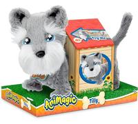 Goliath - Animagic - Chien Tilly Le Terrier - Peluche Interactive -Jouet Chien Electronique Interactive - Jouet Amusant - Marche, Aboie et Remue Sa Queue - Pour Enfants dès 2 Ans - Piles Incluses