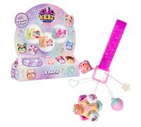 Goliath - CLICKEEZ Deluxe Keychain Série 3 Bubble Pops - Porte-clés à Cliquer & Personnaliser -New Son Pop & Forme - 4 Caps + Cube + Charms - 70 Personnages A Collectionner - Fidget Toy dès 6 Ans
