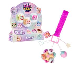 Goliath - CLICKEEZ Deluxe Keychain Série 3 Bubble Pops - Porte-clés à Cliquer & Personnaliser -New Son Pop & Forme - 4 Caps + Cube + Charms - 70 Personnages A Collectionner - Fidget Toy dès 6 Ans