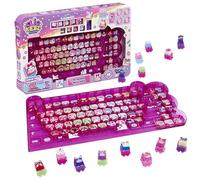 Goliath - CLICKEEZ Keyboard MegaPack - 1 Clavier + 15 Touches Keycaps Cliquables Kawaii + 1 Porte Clés - Keycaps à Clipser - 70 Personnages à Collectionner - Jouet Fidget ASMR - Idée Cadeau dès 6 Ans