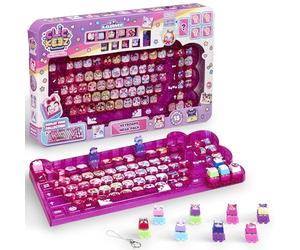 Goliath - CLICKEEZ Keyboard MegaPack - 1 Clavier + 15 Touches Keycaps Cliquables Kawaii + 1 Porte Clés - Keycaps à Clipser - 70 Personnages à Collectionner - Jouet Fidget ASMR - Idée Cadeau dès 6 Ans