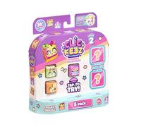 Goliath - CLICKEEZ Multipack Serie 2 - 5 Figurines Touches Kawaii à Cliquer - Key Cap Transformable en Porte Clés - Fidget Toy - Jouet Sensoriel Effet ASMR - 30+ Modèles à Collectionner - Dès 6 Ans