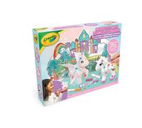 Crayola - Ma Licorne et Mon Pégase à Décorer - Jeu Créatif pour Enfants à Partir de 4 ans - Jeu d'Imagination - Personnalise à l'Infini avec les Feutres et les Perles
