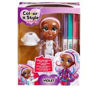 GOLIATH. Colour’N’Style Friends Violet. Crée des Looks à L’Infini ! Poupée A Personnaliser. Loisir Créatif. A Partir de 3 Ans.