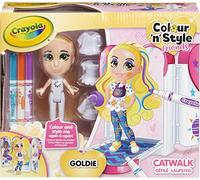 Jeu créatif Crayola Poupée à personnaliser Color n style Friends Catwalk Multicolore