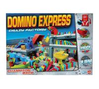Goliath - Domino Express - Crazy Factory - Jeu de Construction - Usine de Dominos - Circuit de 3,5 mètres de long - A Jouer Seul, en Famille ou entre Amis - A Partir de 6 Ans